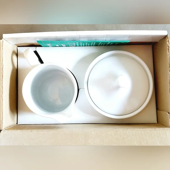 Corning Corelle Winter Holly Sugar Creamer Set Christmas Holiday New Condition - Picture 4 of 6